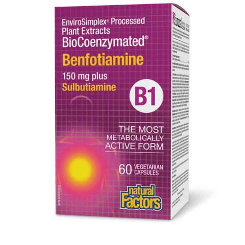 BioCoenzymated Benfotiamine • B1 plus Sulbutiamine, Natural Factors|v|image|1258