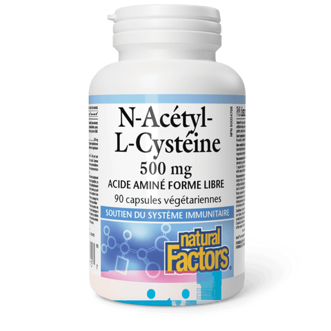 N-acétyl-L-cystéine 500 mg, Natural Factors|v|image|2815