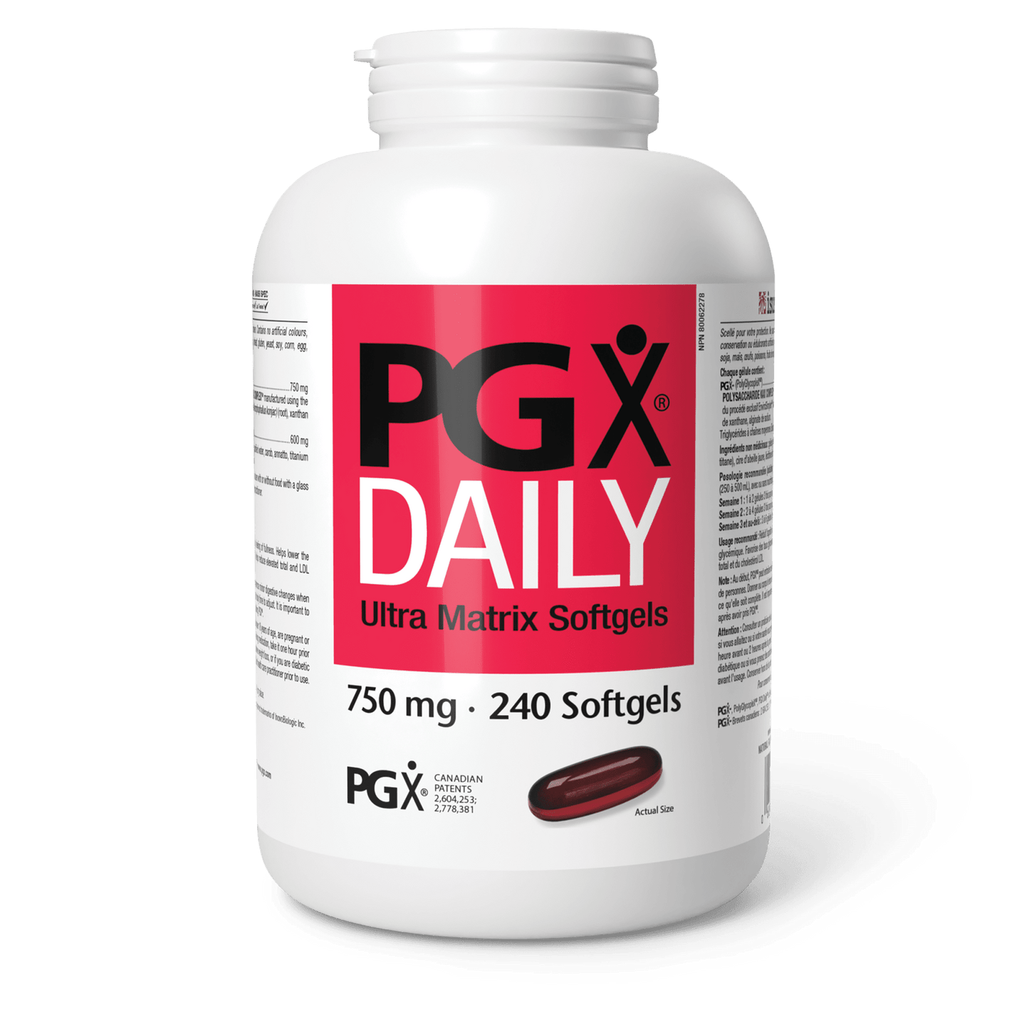 PGX Daily Ultra Matrix 750 mg, Natural Factors|v|image|3571