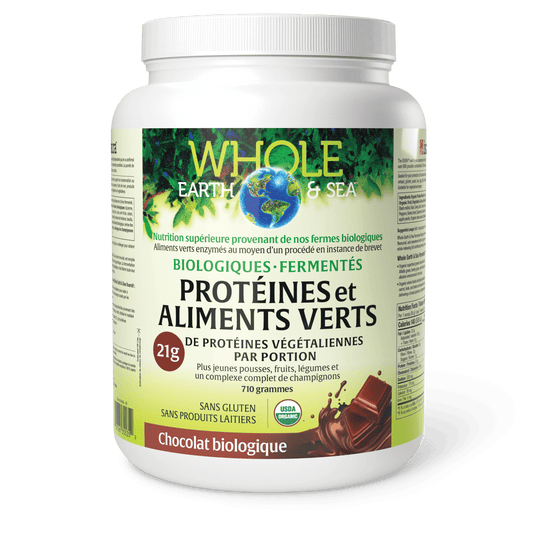 Protéines et aliments verts biologiques fermentés, Whole Earth & Sea, Whole Earth & Sea®|v|image|35535