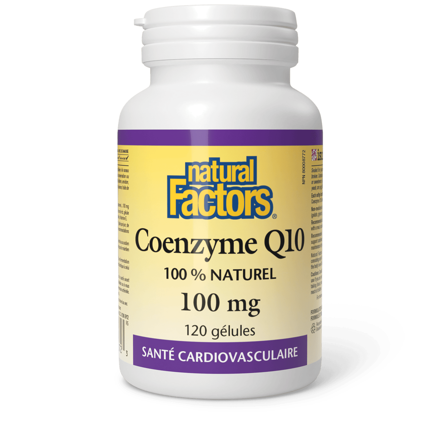 Coenzyme Q10 100 % naturel 100 mg, Natural Factors|v|image|2072
