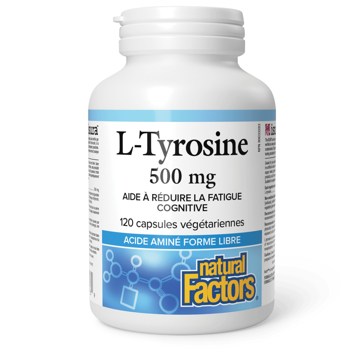 L-Tyrosine 500 mg, Natural Factors|v|image|2796