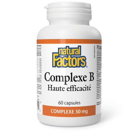 Complexe B Haute efficacité 50 mg, Natural Factors|v|image|1120