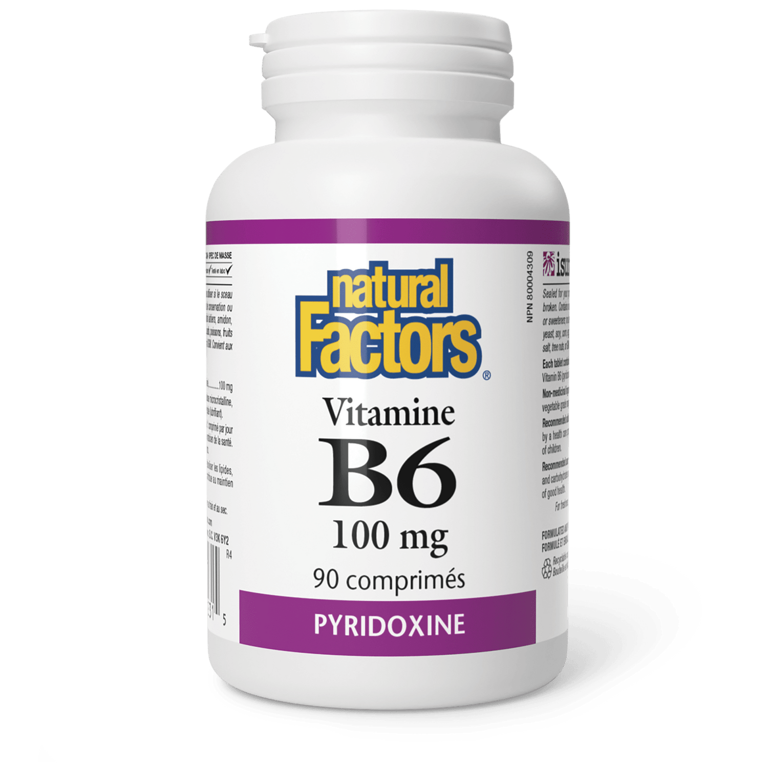 Vitamine B6 100 mg, Natural Factors|v|image|1231