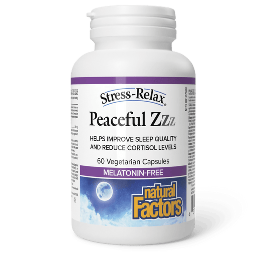 Peaceful Zzz 250mg, Stress-Relax, Natural Factors|v|image|2871