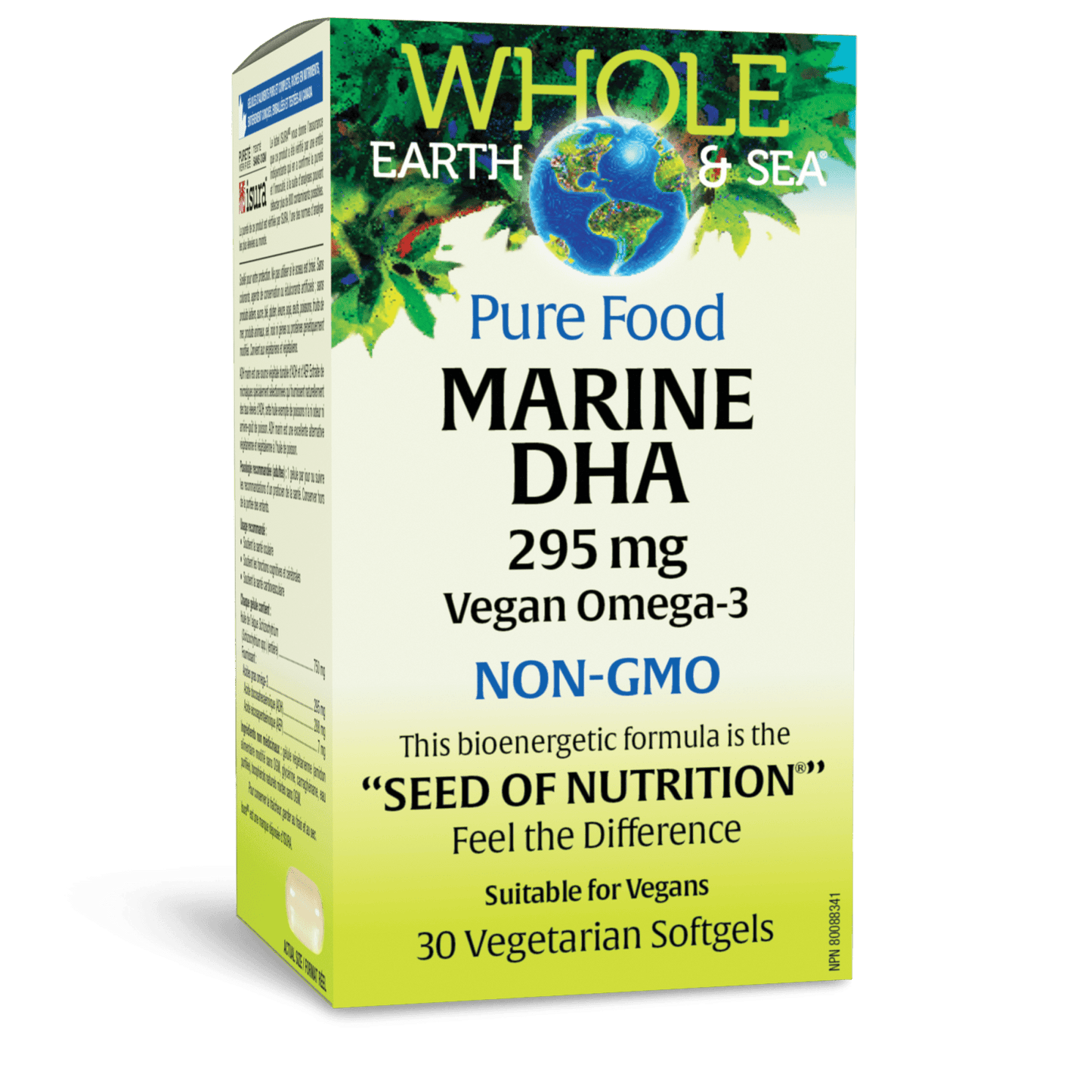 Marine DHA Vegan Omega-3, Whole Earth & Sea, Whole Earth & Sea®|v|image|35551