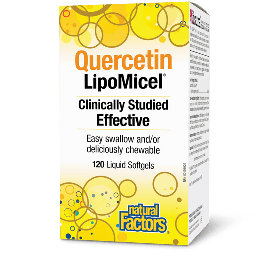 Quercetin LipoMicel®, Natural Factors|v|image|1393