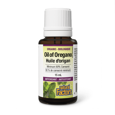 Organic Oil of Oregano, Natural Factors|v|image|4575
