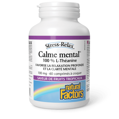 Calme mental 100 mg, Stress-Relax, Natural Factors|v|image|2832
