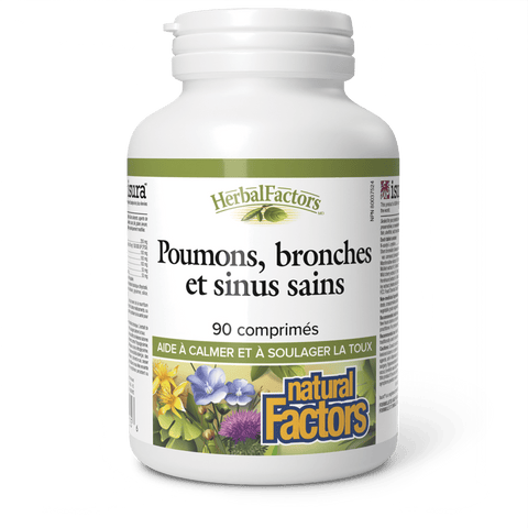 Poumons, bronches et sinus sains, HerbalFactors, Natural Factors|v|image|3505