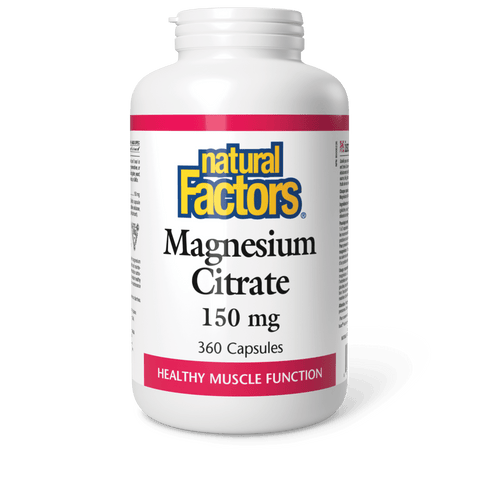 Magnesium Citrate 150 mg, Natural Factors|v|image|1655