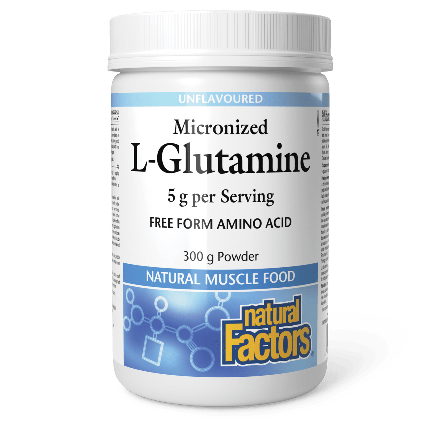Micronized L-Glutamine 5 g, Natural Factors|v|image|2804