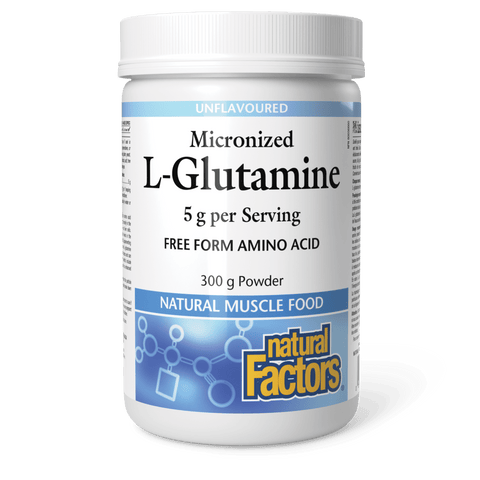 Micronized L-Glutamine 5 g, Natural Factors|v|image|2804