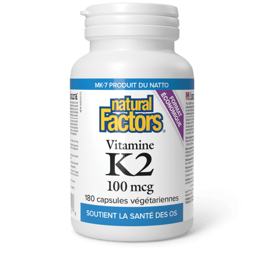 Vitamine K2  100 mcg  180 capsules végétariennes, image-hi-res