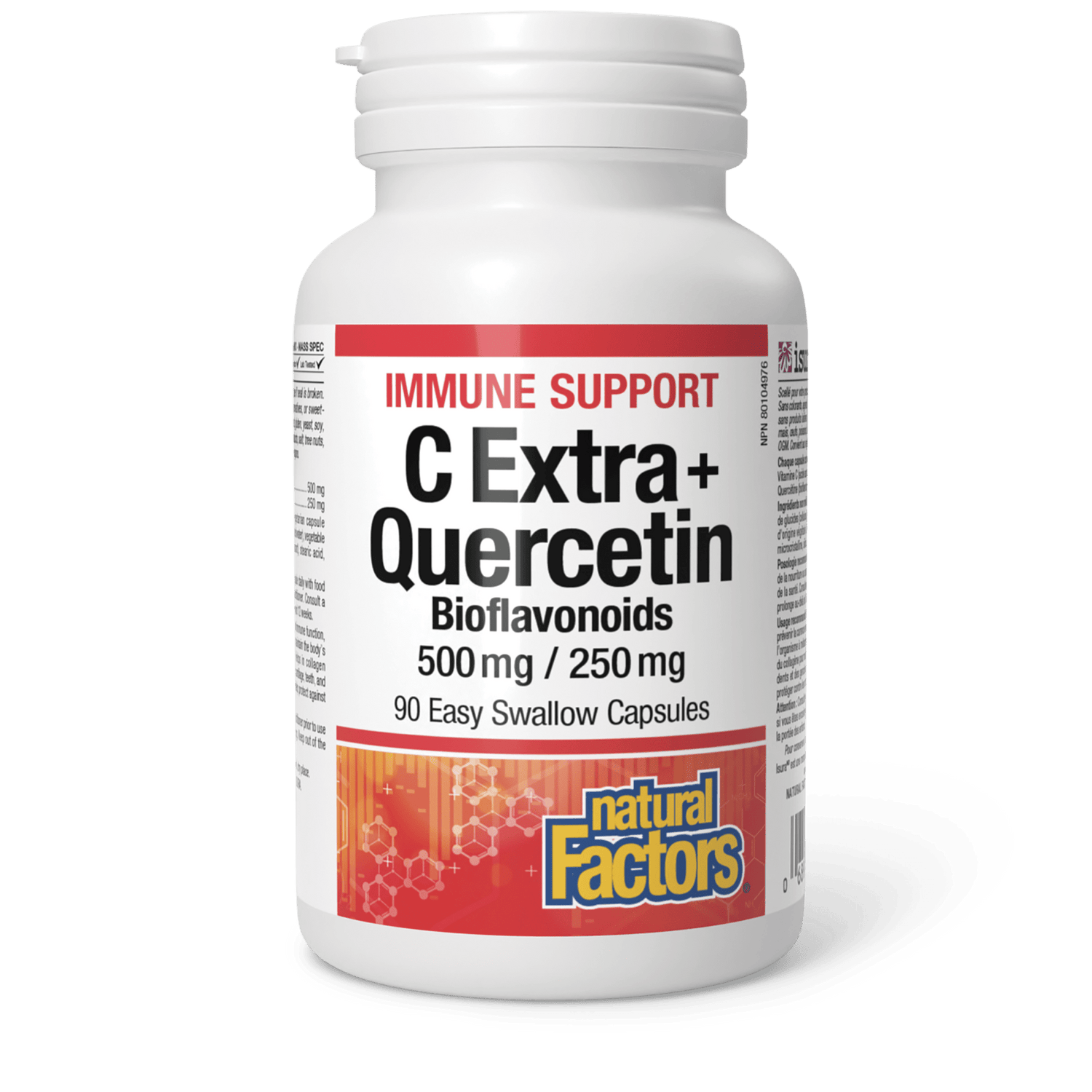 C Extra + Quercetin Bioflavonoids 500 mg/250 mg, Natural Factors|v|image|1399