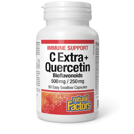 C Extra + Quercetin Bioflavonoids 500 mg/250 mg, Natural Factors|v|image|1399