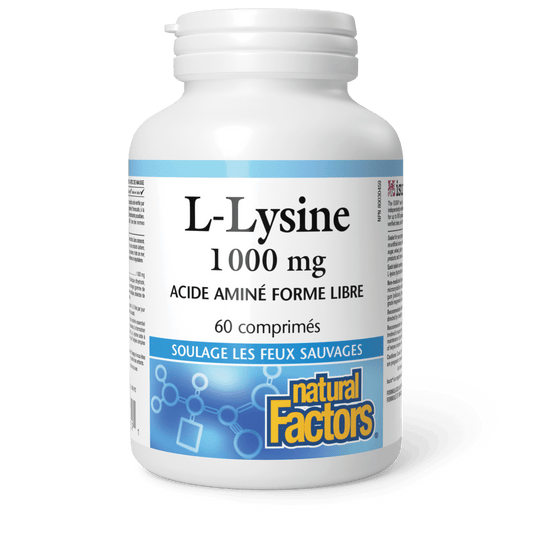 Lysine 1 000 mg, Natural Factors|v|image|2859