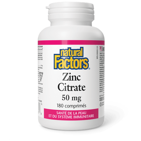 Zinc Citrate 50 mg, Natural Factors|v|image|1681
