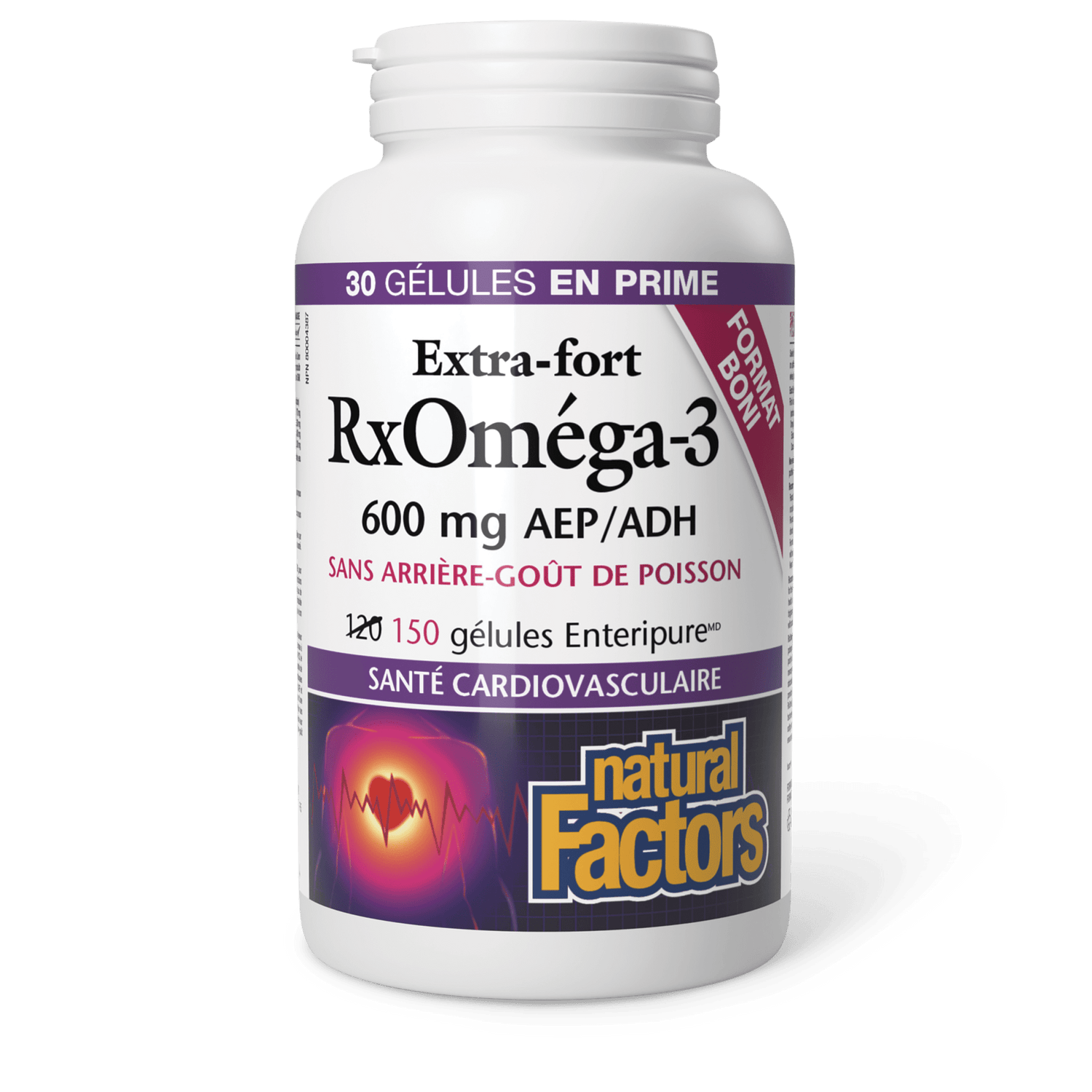 RxOméga-3 Extra-fort 600 mg, Natural Factors|v|image|8354