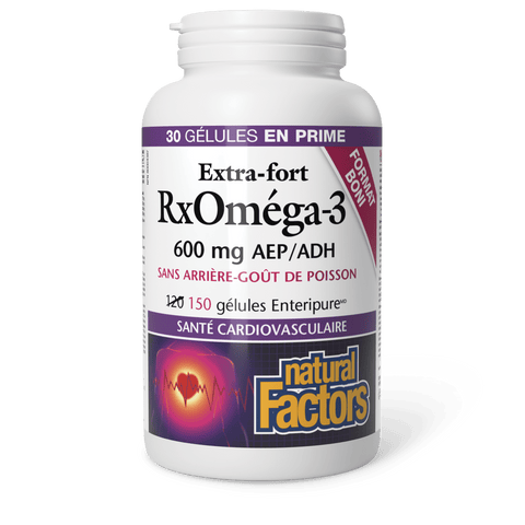 RxOméga-3 Extra-fort 600 mg, Natural Factors|v|image|8354
