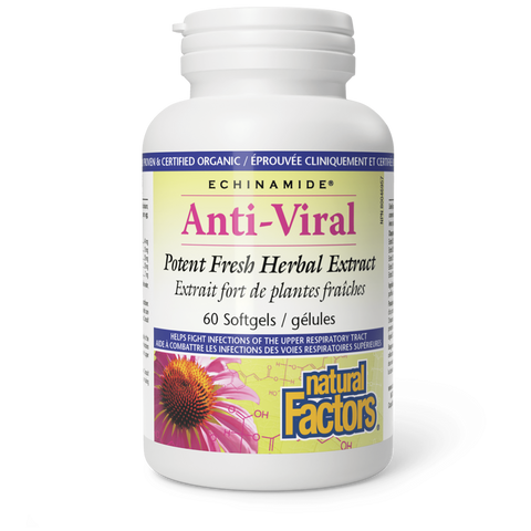 Anti-Viral Potent Fresh Herbal Extract, ECHINAMIDE for Natural Factors |variant|hi-res|4700