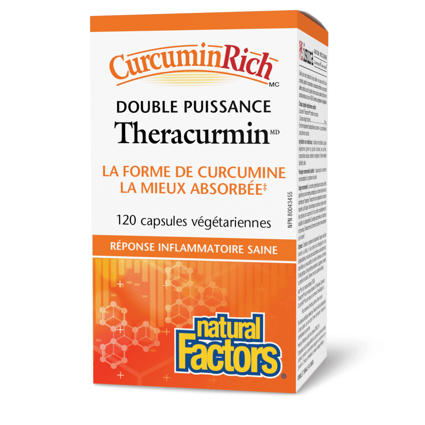 Theracurmin Double puissance, CurcuminRich, Natural Factors|v|image|4548