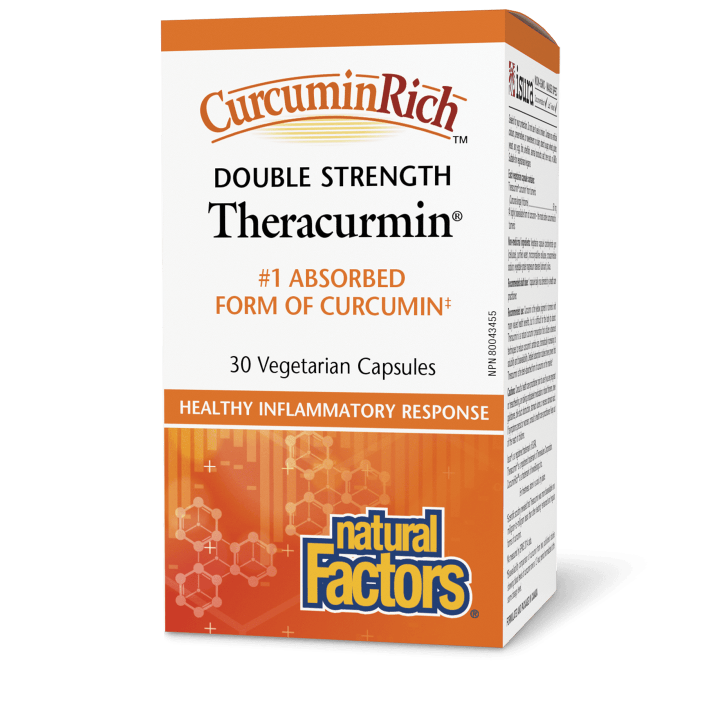 Theracurmin Double Strength, CurcuminRich, Natural Factors|v|image|4543