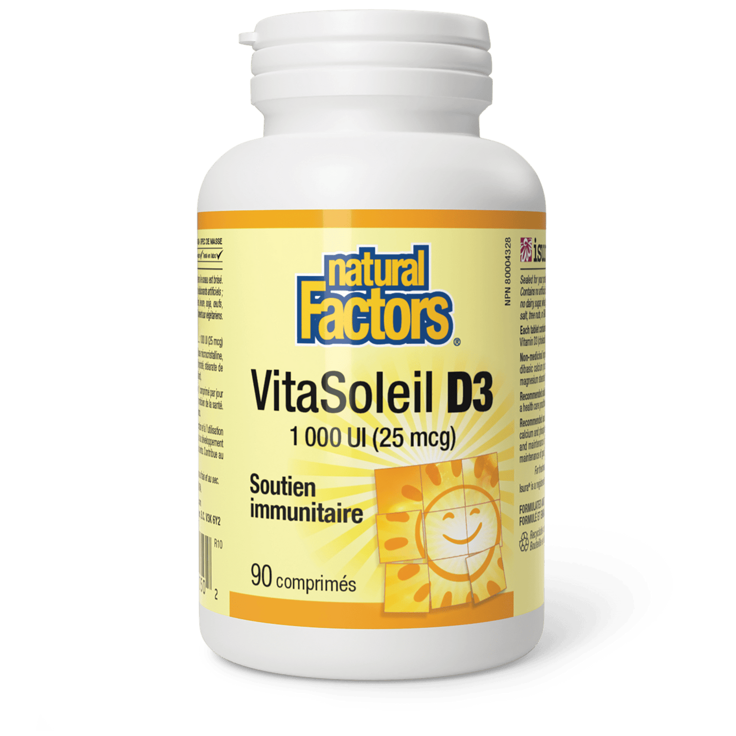 VitaSoleil D3 comprimés 1 000 UI, Natural Factors|v|image|1050