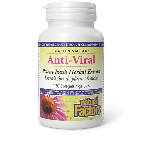 Anti-Viral Potent Fresh Herbal Extract, ECHINAMIDE for Natural Factors |variant|hi-res|4701