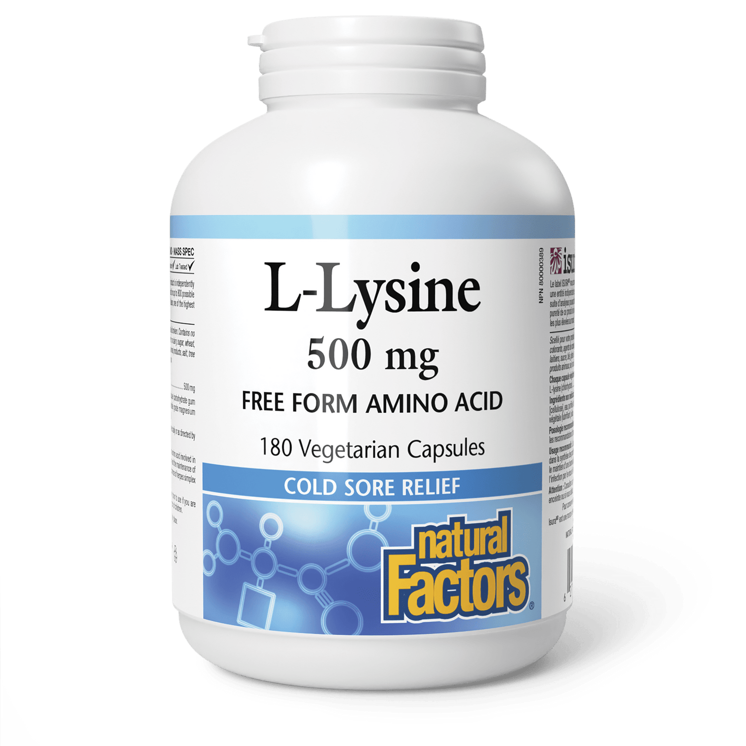 L-Lysine 500 mg, Natural Factors|v|image|2858