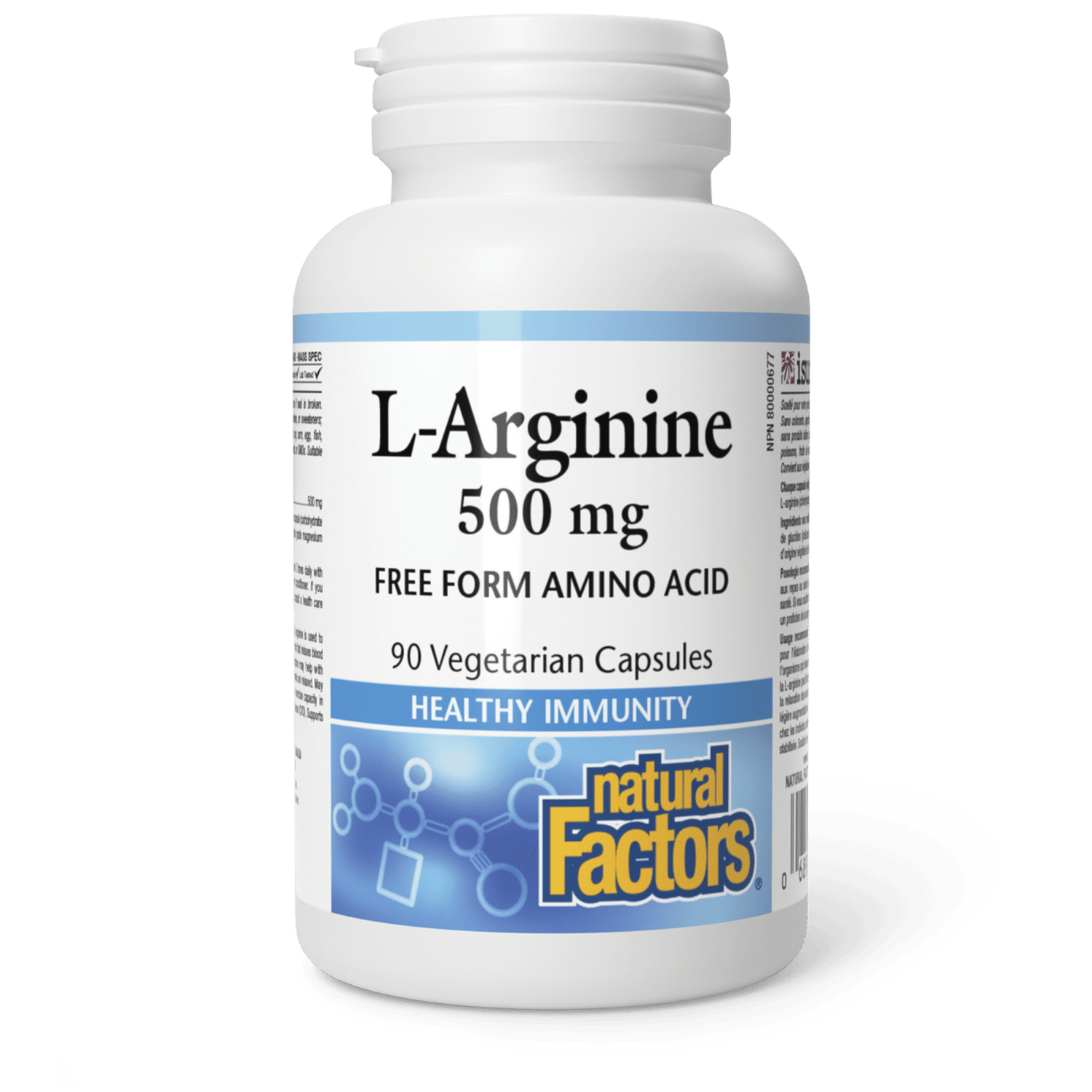 L-Arginine 500 mg, Natural Factors|v|image|2821