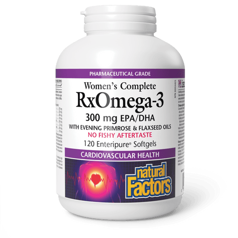 Women’s Complete RxOmega-3 300 mg EPA/DHA, Natural Factors|v|image|3577