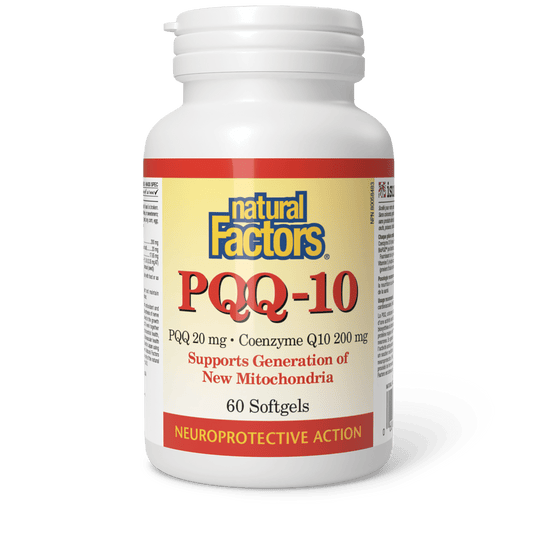 PQQ-10 20 mg · Coenzyme Q10 200 mg, Natural Factors|v|image|2619