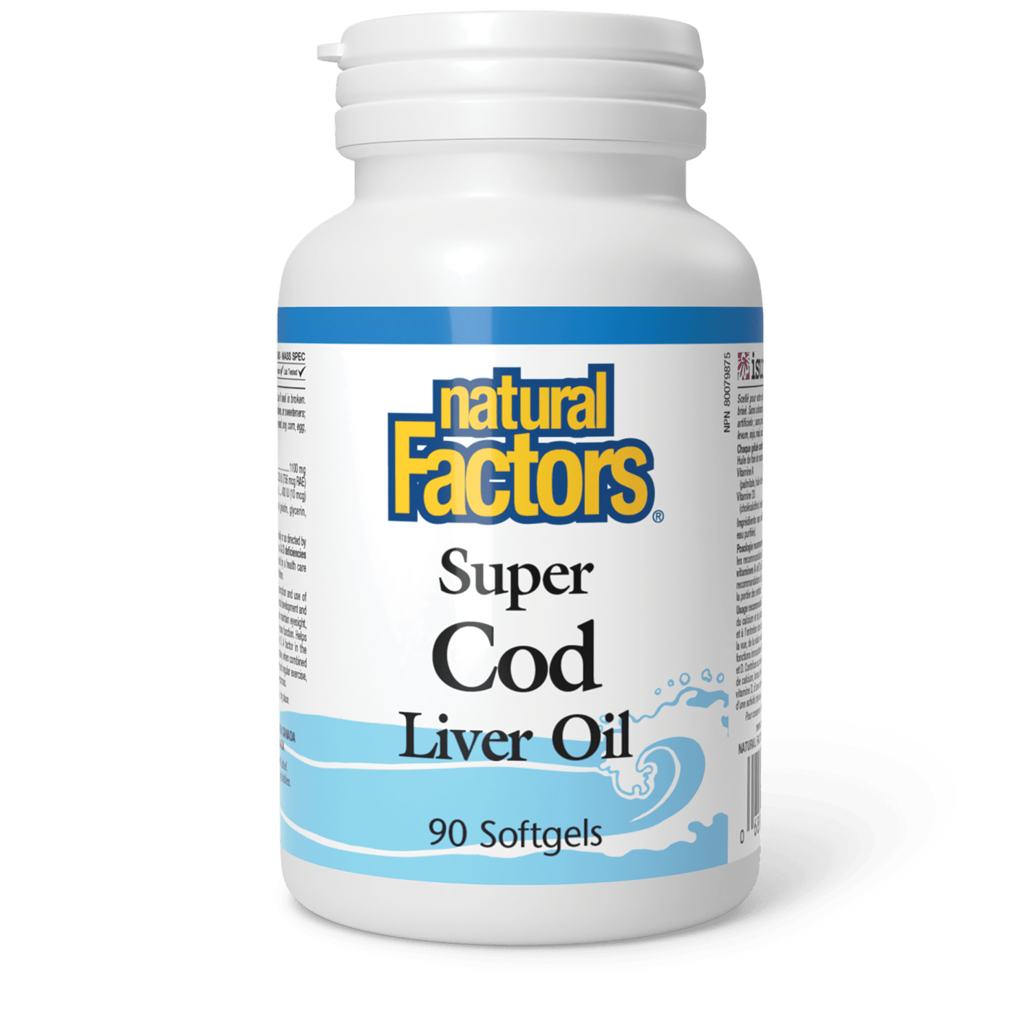 Super Cod Liver Oil, Natural Factors|v|image|1020