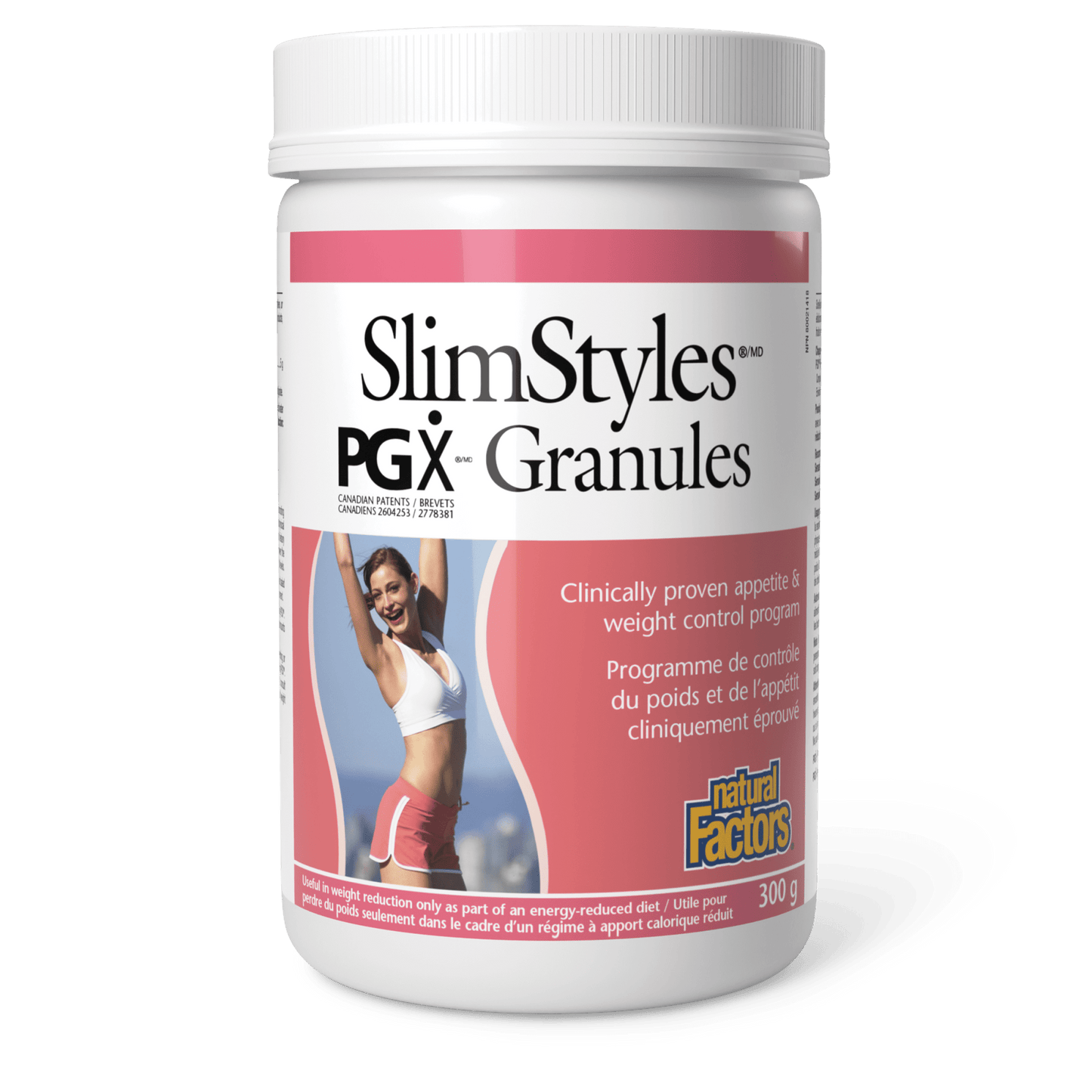 SlimStyles PGX Granules, Natural Factors|v|image|3585