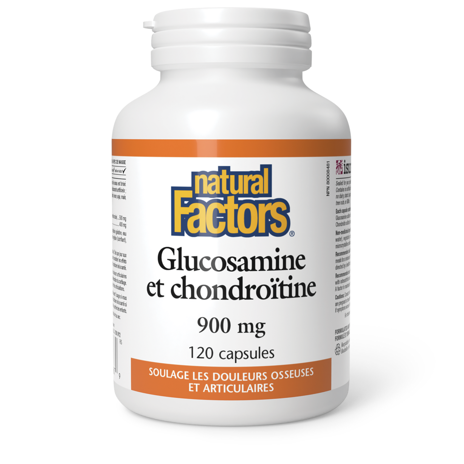 Glucosamine et chondroïtine 900 mg, Natural Factors|v|image|2687