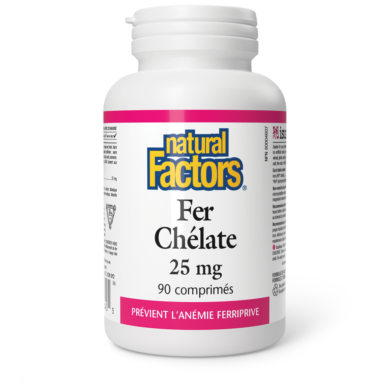 Fer Chélate 25 mg, Natural Factors|v|image|1640