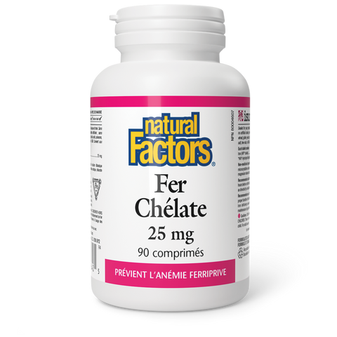 Fer Chélate 25 mg, Natural Factors|v|image|1640