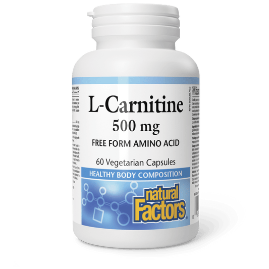 L-Carnitine 500 mg, Natural Factors|v|image|2801