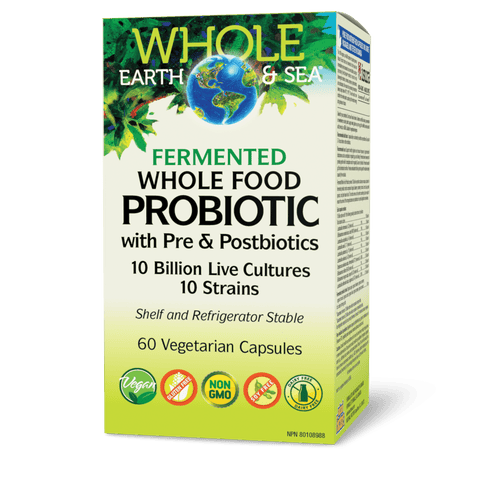 Fermented Whole Food Probiotic 10 Billion, Whole Earth & Sea, Whole Earth & Sea®|v|image|35556