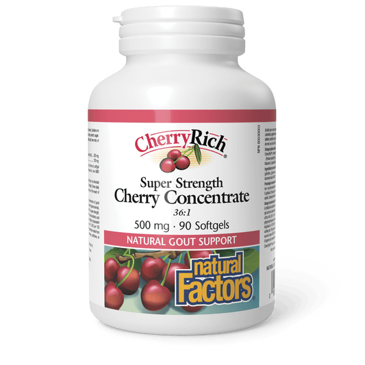 CherryRich Super Strength Cherry Concentrate 500 mg, Natural Factors|v|image|4525