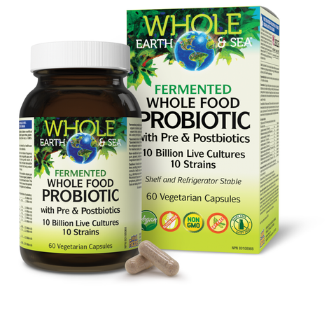 Fermented Whole Food Probiotic 10 Billion, Whole Earth & Sea, Whole Earth & Sea®|v|image|35556