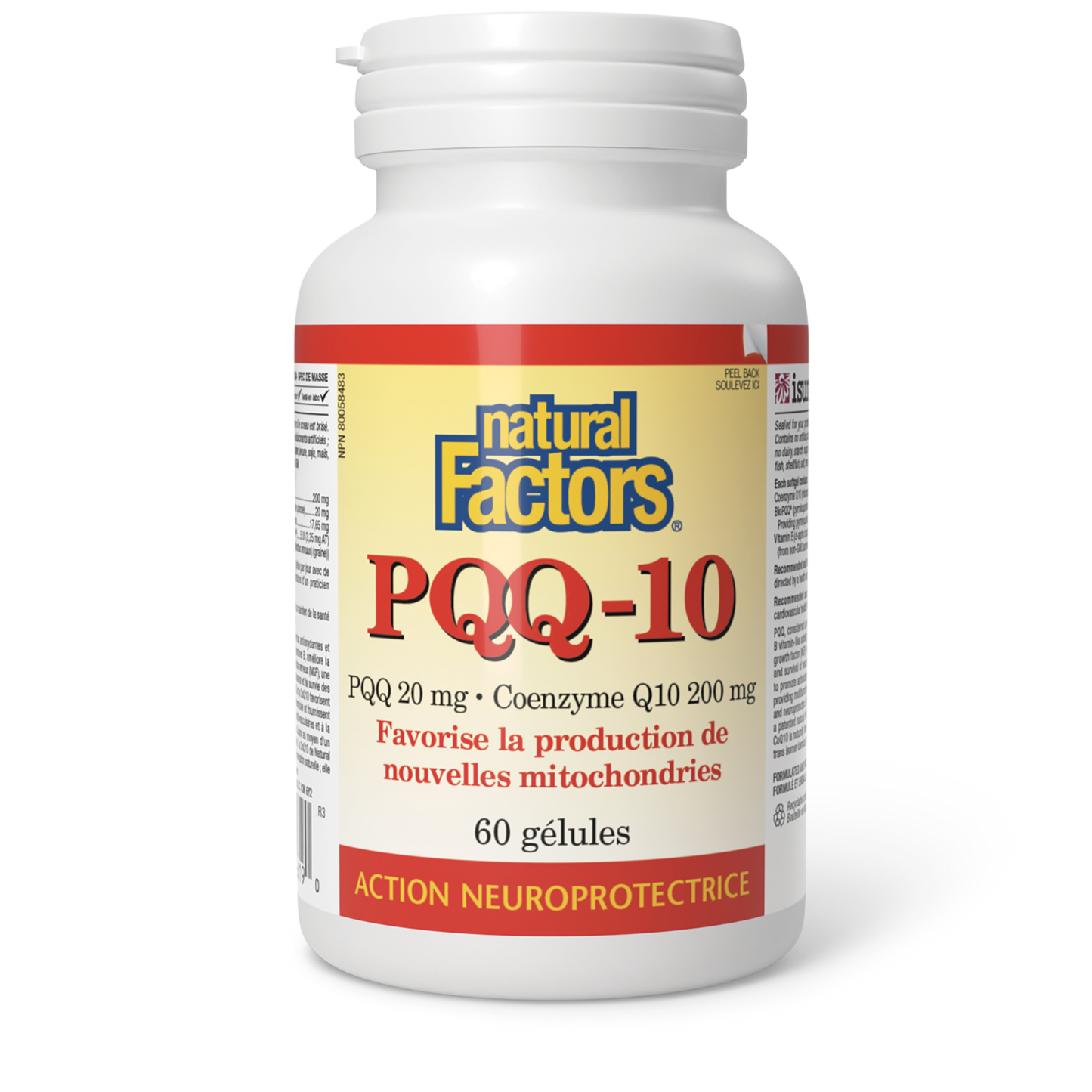 PQQ-10 20 mg · Coenzyme Q10 200 mg, Natural Factors|v|image|2619