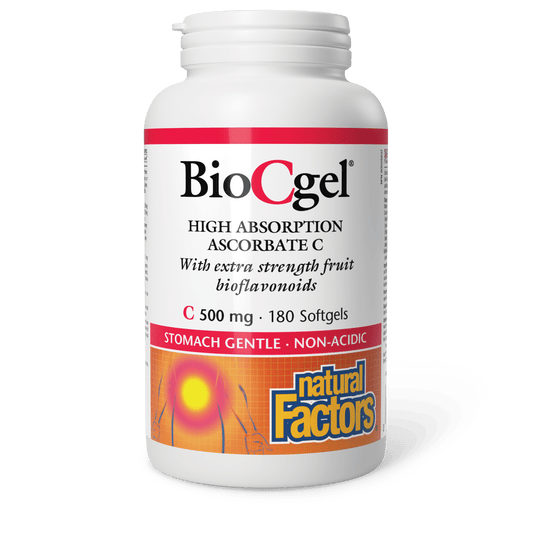 BioCgel High Absorption Ascorbate C 500 mg, Natural Factors|v|image|1354