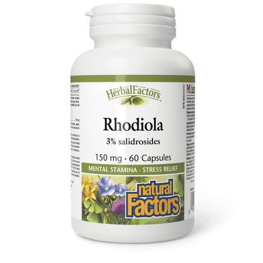 Rhodiola 150 mg, HerbalFactors, Natural Factors|v|image|4832