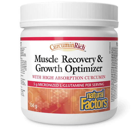 Muscle Recovery & Growth Optimizer, CurcuminRich, Natural Factors|v|image|4549