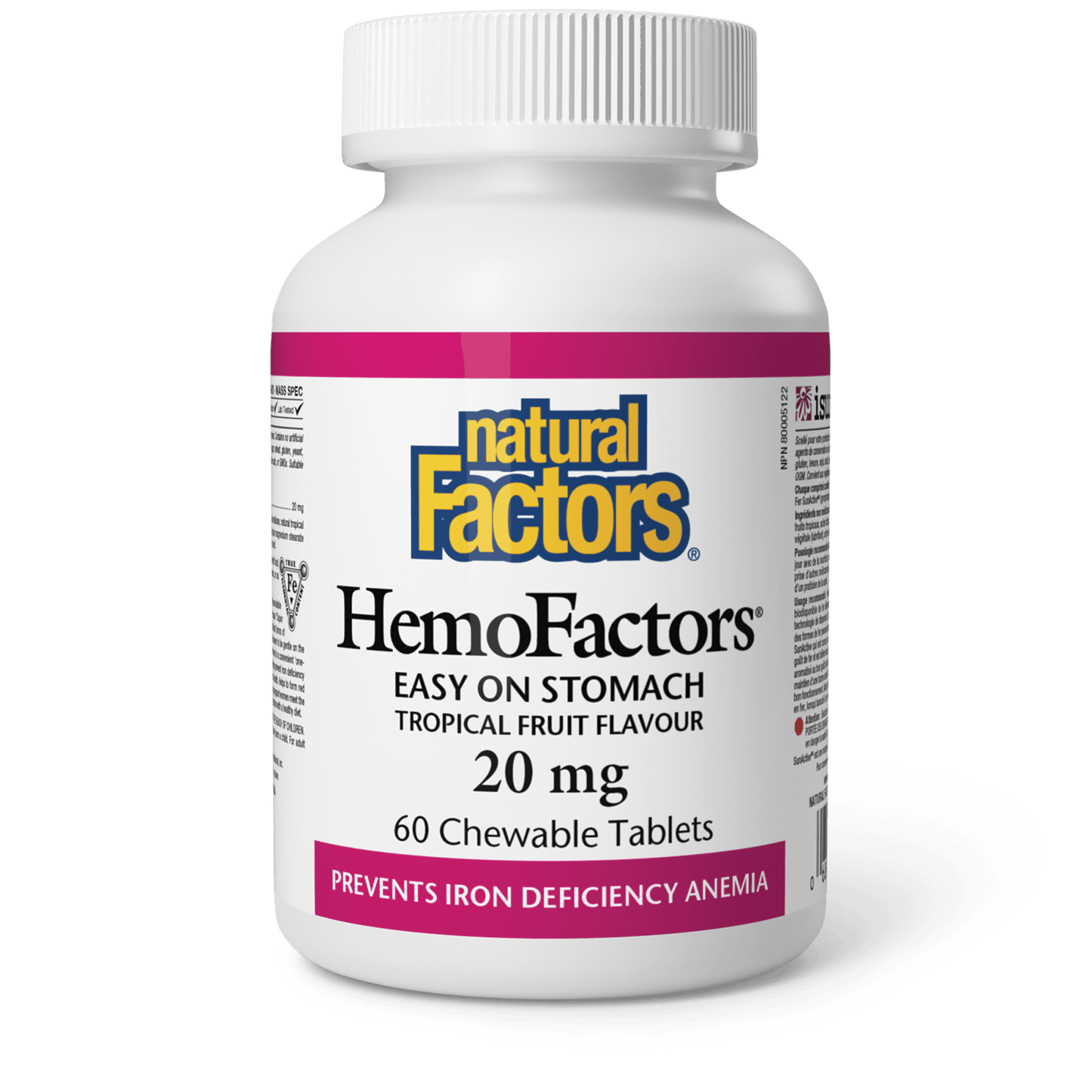HemoFactors 20 mg, Natural Factors|v|image|1647
