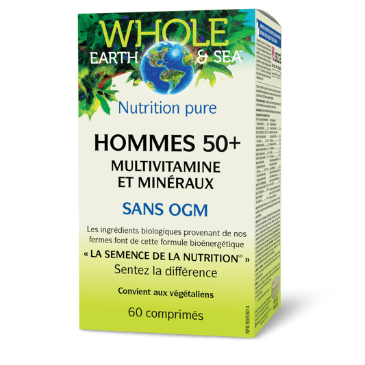 Multivitamine et minéraux Hommes 50+, Whole Earth & Sea, Whole Earth & Sea®|v|image|35503