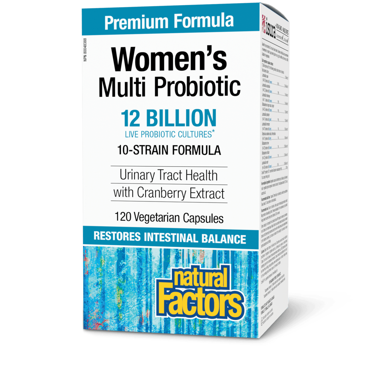 Women’s Multi Probiotic 12 Billion Live Probiotic Cultures, Natural Factors|v|image|1850