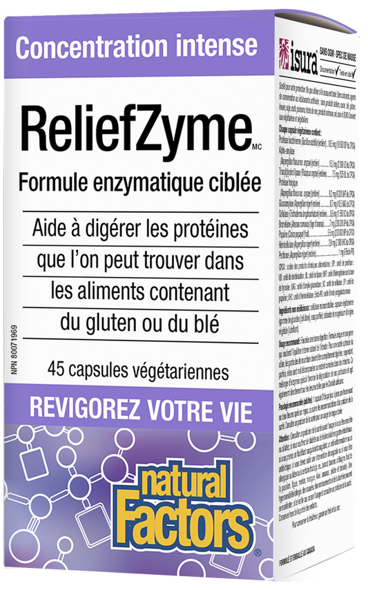 ReliefZyme(MD) Concentration intense, Natural Factors|v|image|1727